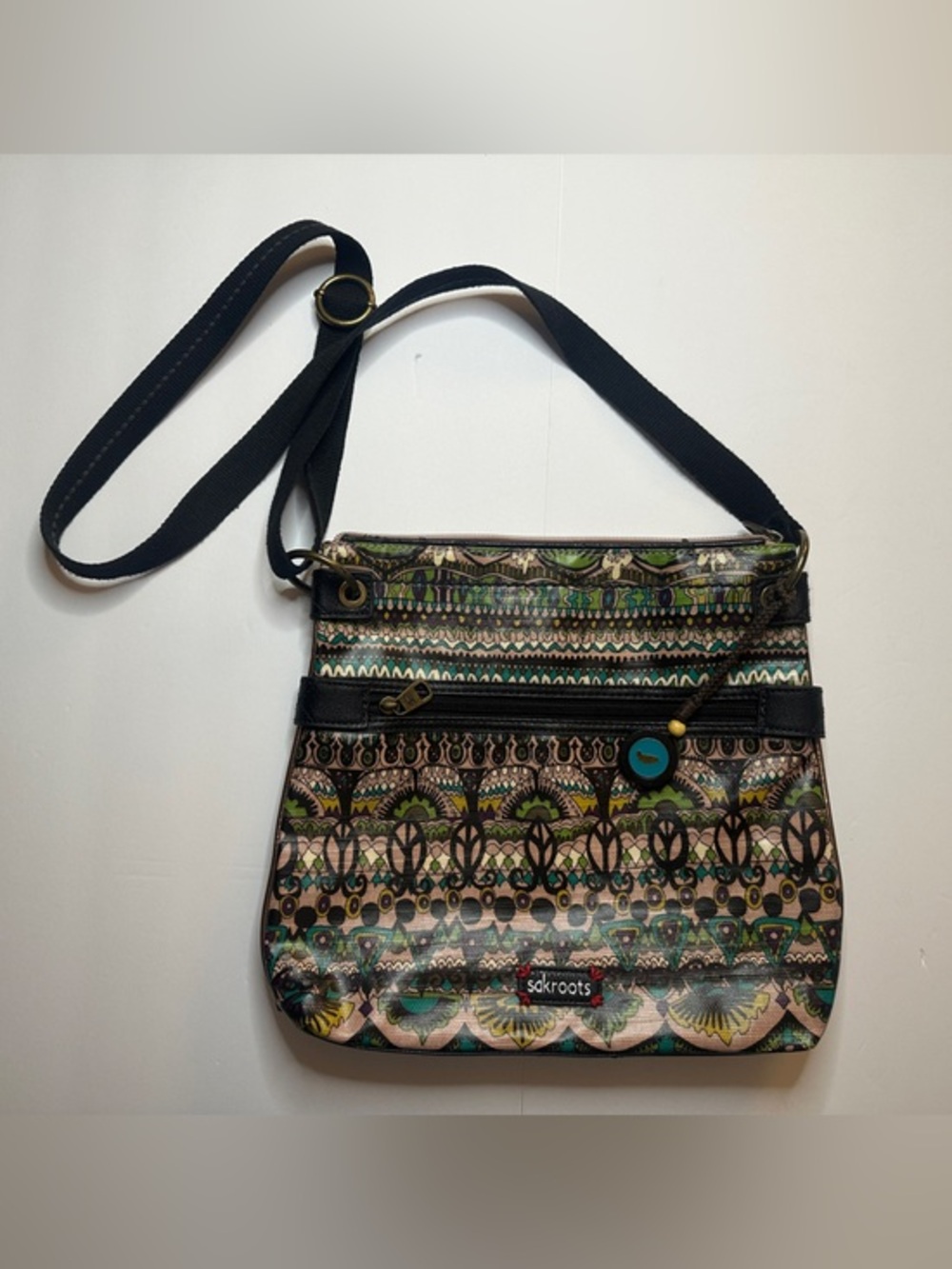 Sakroots Boho Patterned Crossbody Bag